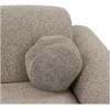 House Nordic Lounge sofa Clyde, 109-177x300x75 cm, pilka