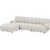 House Nordic Modulinė sofa Taza 276x95x77 cm smėlio