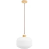 House Nordic Pakabinamas šviestuvas, 30 cm, balta, stiklas/medis