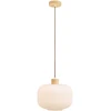 House Nordic Pakabinamas šviestuvas, 30 cm, balta, stiklas/medis