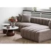 House Nordic Poilsio sofa Aurora 104x293x68 cm ruda