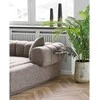 House Nordic Poilsio sofa Aurora 104x293x68 cm ruda