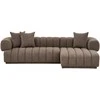 House Nordic Poilsio sofa Aurora 104x293x68 cm ruda