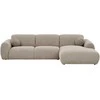 House Nordic Poilsio sofa Clyde 109-177x300x75 cm pilka