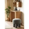House Nordic Pufas 43x43 cm Anglies pilka Poliesteris