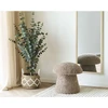 House Nordic Pufas 45x45 cm Ruda Dirbtinis Kailis