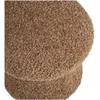 House Nordic Pufas 45x45 cm Ruda Dirbtinis Kailis