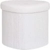 House Nordic Aps Pufas Medford balta teddy