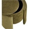 House Nordic Pufas Walsdorf 42x43.5 cm žalias audinys