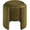 House Nordic Pufas Walsdorf 42x43.5 cm žalias audinys