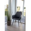 House Nordic Dirbtinė oda, Lambskin, juoda