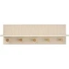 House Nordic Sieninė lentyna 50x12x16 cm smėlio spalvos MDF