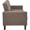 House Nordic Sofa-lova Milton ruda su daiktadėže