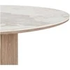 House Nordic Valgomasis stalas 120x76 cm baltas rudas keramika