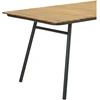 House Nordic Valgomasis stalas, Cleveland, 90x220x74 cm, Juodas