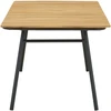 House Nordic Valgomasis stalas, Cleveland, 90x220x74 cm, Juodas
