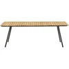 House Nordic Valgomasis stalas, Cleveland, 90x220x74 cm, Juodas