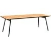 House Nordic Valgomasis stalas, Cleveland, 90x220x74 cm, Juodas