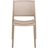 House Nordic Valgomojo kėdė 56x49x81 cm taupe polipropilenas