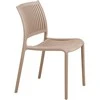 House Nordic Valgomojo kėdė 56x49x81 cm taupe polipropilenas