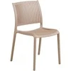 House Nordic Valgomojo kėdė 56x49x81 cm taupe polipropilenas