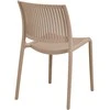 House Nordic Valgomojo kėdė 56x49x81 cm taupe polipropilenas