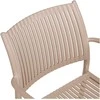 House Nordic Valgomojo kėdė, 56x56x81 cm, taupe spalva, polipropilenas