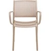 House Nordic Valgomojo kėdė, 56x56x81 cm, taupe spalva, polipropilenas