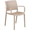 House Nordic Valgomojo kėdė, 56x56x81 cm, taupe spalva, polipropilenas
