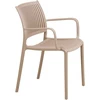 House Nordic Valgomojo kėdė, 56x56x81 cm, taupe spalva, polipropilenas