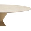 House Nordic Valgomojo stalas 120x120x76 cm smėlio