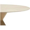 House Nordic Valgomojo stalas 120x120x76 cm smėlio