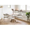 House Nordic Valgomojo stalas 120x120x76 cm smėlio