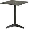 House Nordic Valgomojo stalas 60x60x73 cm pilkas bistro stalas aliuminis