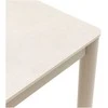 House Nordic Valgomojo stalas Alcudia 90x200x74 cm smėlio spalvos aliuminis