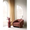 House Nordic Vaza 17x17x21 cm Raudona Stiklas