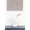 House Nordic Vaza, Keraminė vaza, 24x10,5x27,8 cm, Balta