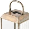 House Nordic Žibintas, 12x12x49 cm, žalvaris, stiklas, metalas