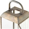 House Nordic Žibintas, 12x12x60 cm, žalvaris, stiklas, metalas