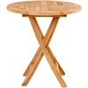 House Nordic Aps Sulankstomas stalas Toledo 70 cm iš tikmedžio