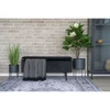 Nežinomas Hallway bench Watford. juodos spalvos. 36.5x95x46cm