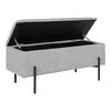 None Hallway bench Watford. light pilka. 36.5x95x46cm