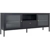 TV staliukas House Televizoriaus staliukas, Dalby, 150x35x60 cm, Juoda