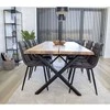 House Valgomojo kėdė, Middelfart, Tamsiai pilka, Juodos kojos