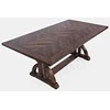 Išplečiamas stalas, Avola, 152,5-198 cm, Tamsiai rudas