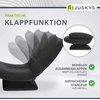 Juskys Atlošiama kėdė Homestar Korsika 58x80-85x90-100 cm tamsiai pilka korduroinė