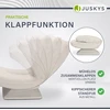 Juskys Atlošiamas krėslas Korsika smėlio spalvos kordas