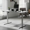Juskys Aukščio reguliuojamas stalas Homestar Office Stand 140x60 cm baltas