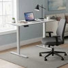 Juskys Aukščio reguliuojamas stalas Homestar Office Stand 120x60x72-117 cm baltas