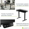 Juskys Aukščio reguliuojamas stalas Homestar Office Stand 120x60 cm juodas